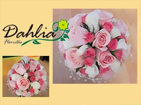 Dahlia Floristas ramo de rosas